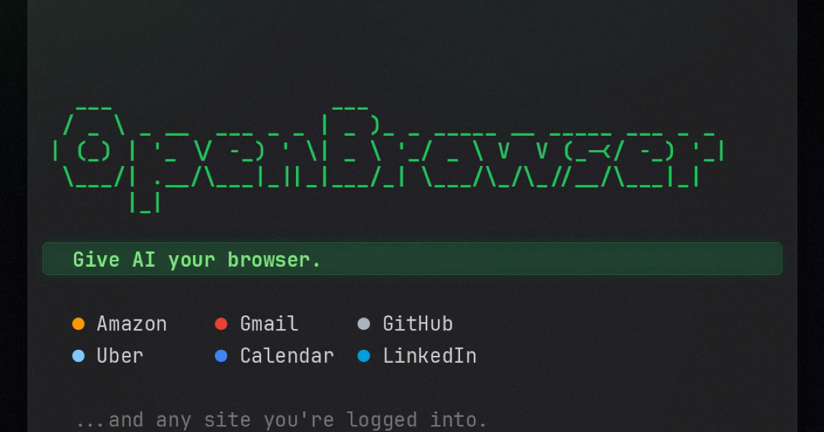 Keyopen Browser OpenBrowser - Give AI your browser